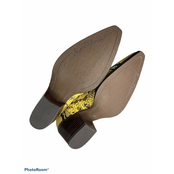 Sam edelman Winona western bootie yellow snake - Picture 7 of 7